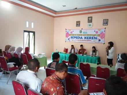 Sosialisasi “SEPEDA KEREN” oleh Dinas Sosial Kabupaten Trenggalek.